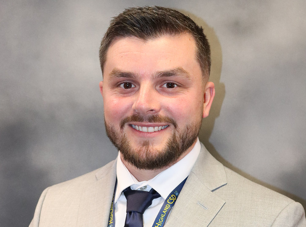 Brandon Opitz is the new assistant principal at Highland High School.